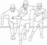Rugby Coloring Pages sketch template