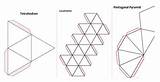 Nets Geometric Origami sketch template