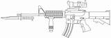 Carbine M4 Glock Revamp Fc04 Shotgun Paintingvalley Valiant sketch template