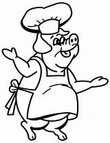 Coloring Pages Pig Pigs Animated Gifs Coloringpages1001 Animal Similar sketch template