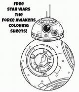 Wars Coloring Star Pages Sheets Bb Bb8 Strange Magic Printable Awakens Force Maul Darth Hutt Jabba Adult Drawing Birthday Color sketch template