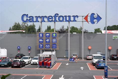 carrefour hypermarket stock editorial photo  defotoberg