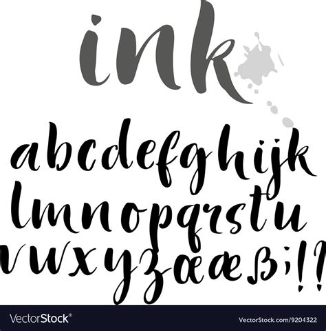 lowercase alphabet royalty  vector image vectorstock