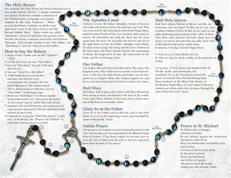 mysteries   rosary printable