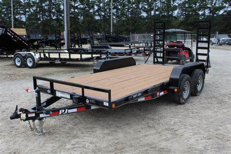 pj trailers superior trailers nc  va flatbed  cargo trailers  sale dump trailers