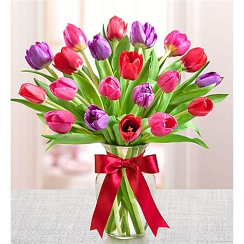 Tulips For Your Valentine Clear Vase Flower Essence The Best