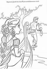 Rapunzel Tangled Colorare Lanterns Everfreecoloring Pagine sketch template