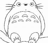 Totoro Coloring Pages Neighbor Hello Getcolorings Color Getdrawings sketch template