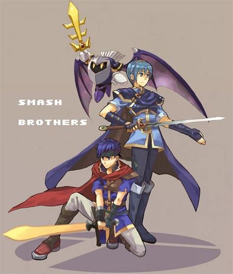 tags anime super smash bros kirby series meta knight marth fire
