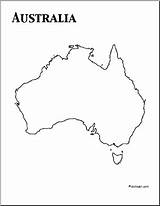 Australia Map Coloring Kids Printables Continent Australian Worksheet Theme Pages Crafts Unit Worksheets Continents Lots Classroom Geography Printable Outline Montessori sketch template