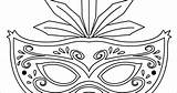 Coloring Pages Masquerade Adult Mask sketch template