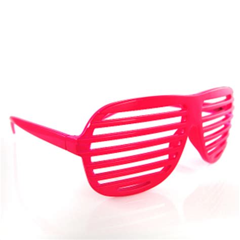 Hot Pink All Plastic Grill Lens Sunglasses The Black Bat