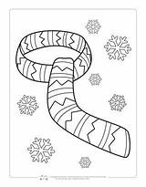 Coloring Winter Pages Scarf Choose Board Sheets Color Kids sketch template