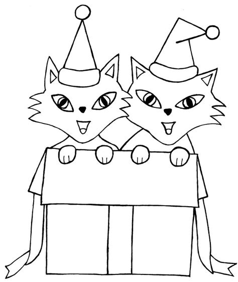 cute animal christmas colouring pages christmas coloring pages