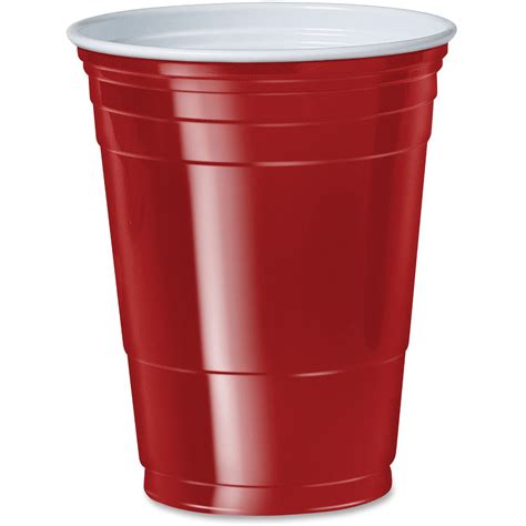 solo cup  oz plastic cold party cups red  carton quantity