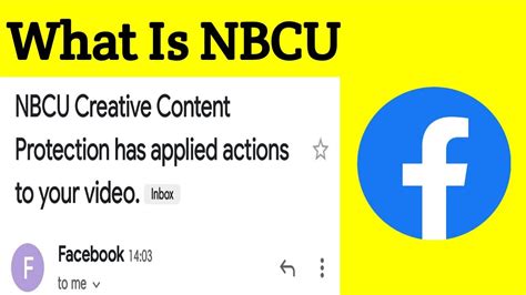 nbcu creative content protection  applied actions   video   nbcu facebook youtube