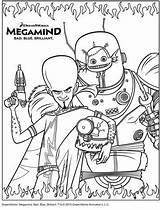 Megamind Coloring Pages Fun Kids sketch template