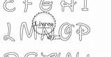 Alfabeto Cartamodelli Pannolenci Lettere sketch template