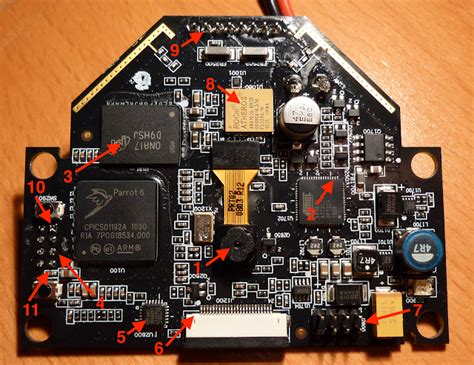 awesomedrone ardrone mainboard overview