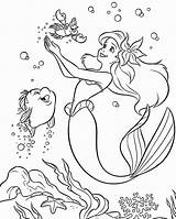 Mermaid Swimming Coloring Drawing Pages Template Little Getdrawings sketch template