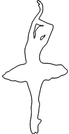 ballerina pattern   printable outline  crafts creating