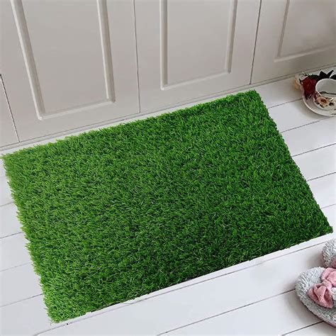 buy hrim enterprise artificial grass door mat  piece    cm anti