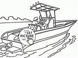 Boat Fishing Coloring Pages Drawing Titanic Printable Template Kids Getdrawings Adults Water Steamboat sketch template