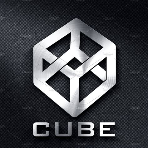 cube logo template branding logo templates creative market