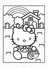Coloring Pages Kitty Hello Angel Getcolorings Beautiful sketch template