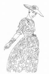 Vogue Coloring Book Pages Fashion Colouring sketch template