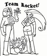Rocket Pokemon Team Coloring Pages Printable Rockets Coloing Colouring Paper Clipart Color Kids Sheets Raichu Colored Disney Comments Gif Adults sketch template