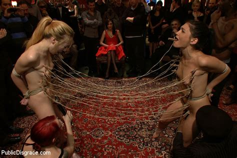 tied up and humiliated slave babes are just xxx dessert