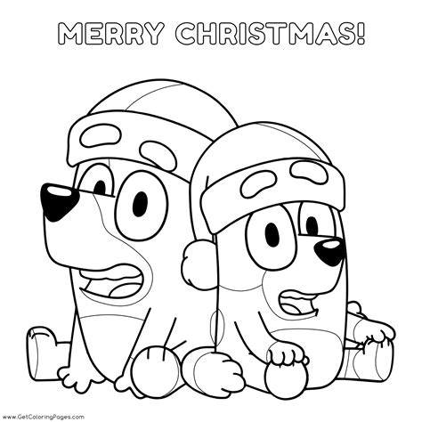 bluey cartoon coloring pages