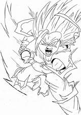 Kamehameha Dragon Ball Drawing Gohan Coloring Pages Teen Goku Clipart Drawings Da Places Visit Sketchite sketch template