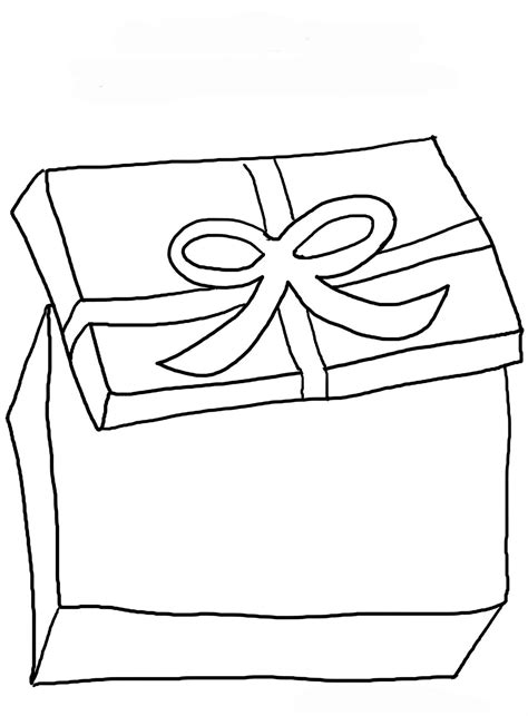 ribbon gift boxes coloring pages kids coloring pages