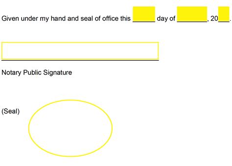 Notary Signature Template Texas Tutore Org Master Of Documents