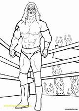 Orton Randy Coloring Pages Wwe Getcolorings Color sketch template