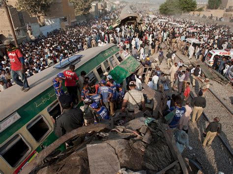 Pakistan Train Crash At Least 20 People Killed And 65 Injured In