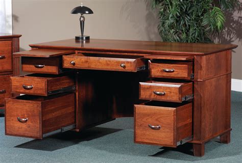 arlington solid wood executive desk  delivery