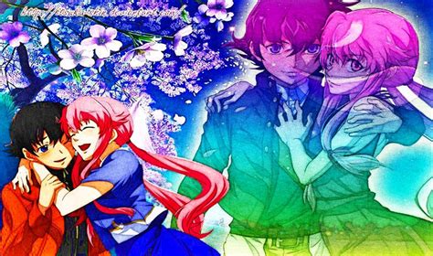 yukiteru and yuno yuno gasai and yuki amano fan art 39421575 fanpop