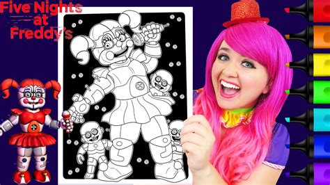 circus baby fnaf coloring pages