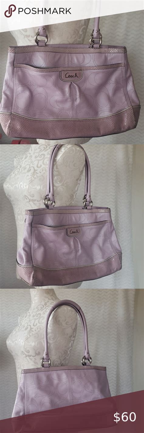 coach lilac colored purse lilac color purses coach purses