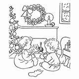 Christmas Coloring Pages Printable Drawings Print Eve Color Amazing Online Sheet Choir Carols Top Elf Ones Little Will Paintingvalley sketch template