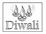 Diwali Coloring Pages Drawing Colouring Diya Sheets Happy Kids Pumpkin Card Printable Cinderella Carriage Stencil Print Clipart Easy Clip Craft sketch template