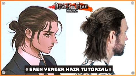 eren yeager hairstyle tutorial updated attack  titan season