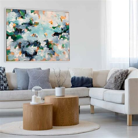 large abstract painting living room art   canvas  abstract