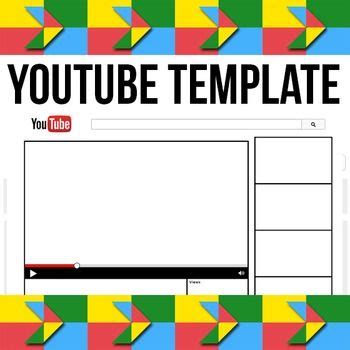 youtube video template high school resources youtube school resources