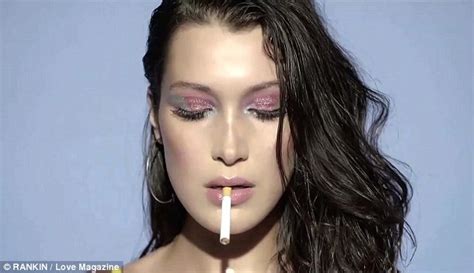Bella Hadid Flashes Sideboob In Skimpy Leotard To Kick Off Love Video