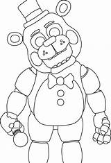 Bonnie Coloring Toy Fnaf Pages Getcolorings Five Printable sketch template