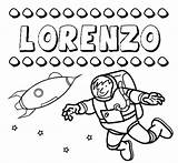 Lorenzo Nombres sketch template